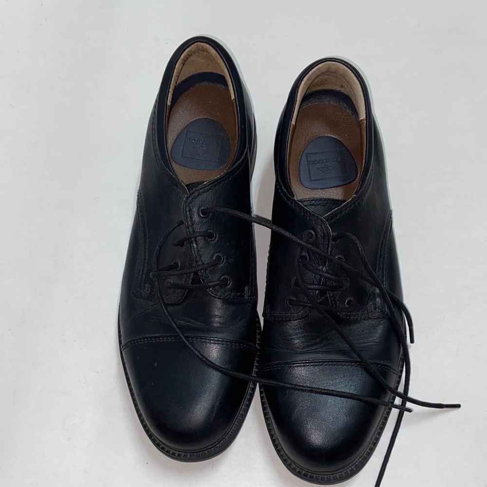 Dockers Classic Black Leather Oxfords Style 090-2214 Size 10.5 W